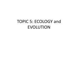 5.1 Communities and ecosystems
