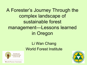 Applying forest ecology theories in sustainable forest management