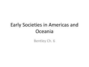 Early Societies in Americas and Oceania