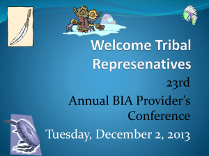 23rd Annual BIA Provider*s Conference *Welcome*