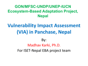 Vulnerability Impact Assessment Tools Panchase