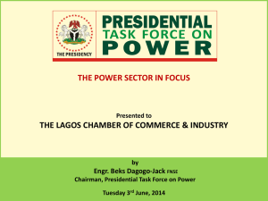 Power - Lagos Chamber of Commerce & Industry
