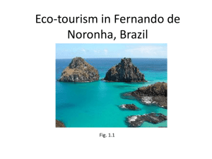 Eco-tourism in Fernando de Noronha, Brazil