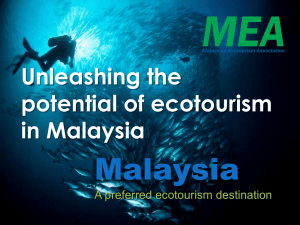Unleashing the potential of ecotourism in Malaysia