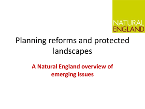 Andy Gale – Planning reforms and protected landscapes