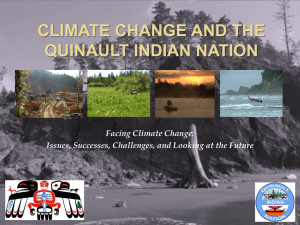 Climate Change and the Quinault Indian nation