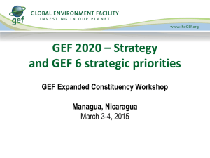 GEF2020 - Global Environment Facility