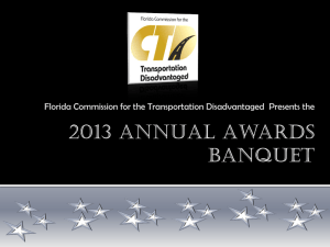 2013 Annual Awards Banquet PowerPoint Presentation