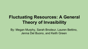 Fluctuating Resources: A General Theory of Invasibility