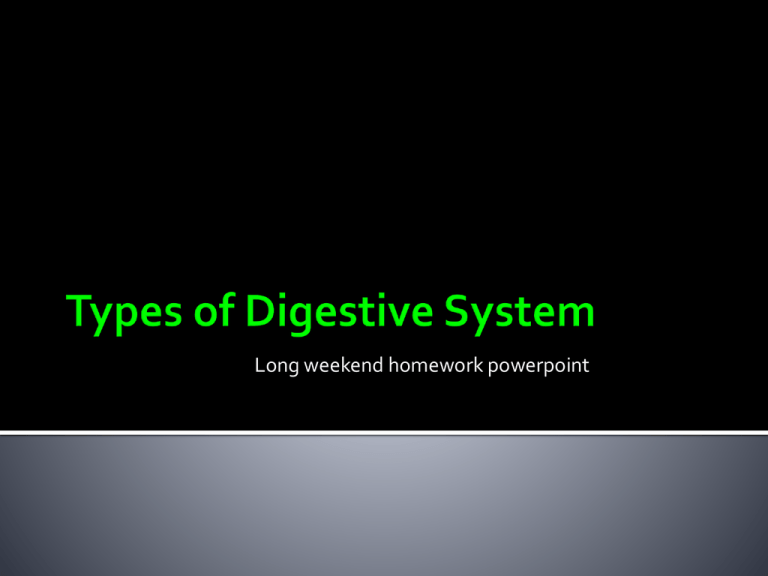 types-of-digestive-system