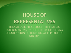 house of representatives peoples` public session – total vote count