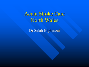 Acute Stroke Care North Wales