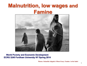 Malnutrition and Famine