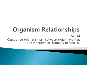 PPTX Organism Relationships