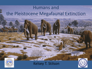 Humans and the North American Pleistocene
