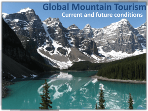 Mountain Tourism powerpoint