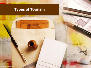 Types of Tourism