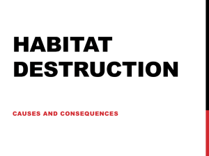 Habitat Destruction