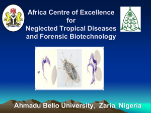 Presentation from Ahmadu Bello Universisty Zaria, Nigeria
