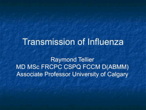 Transmission in Humans - Options For The Control of Influenza VII