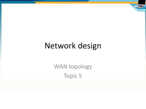 WAN topology