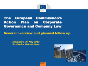 What can we further expect from the EU-Commission with