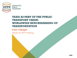 UITP Taxi Benchrmaking Study-2013