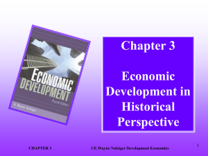 3. Economic Development in Historical Perspective