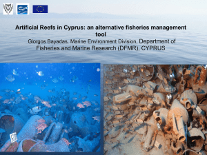 Artificial Reefs in Cyprus