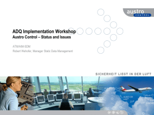 ADQ Implementation Status at Austro Control