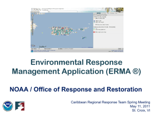 Geotools ERMA Presentation - Caribbean Regional Response