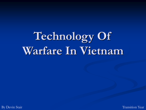 Technology Of Warfare In Vietnam