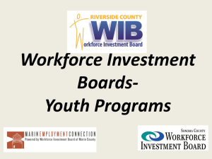 WIB Youth Programs - California Workforce Association