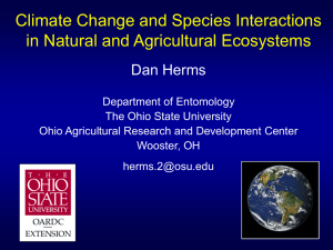 Dan Herms(9 MB, Updated: Dec - Changing Climate