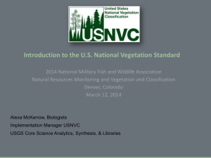 Introduction to the US National Vegetation Standard