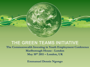 Green Team, Kenya - Your Commonwealth