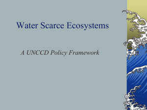 Water Scarcity - Stakeholder Forum