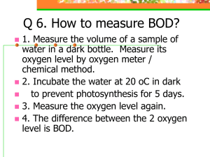 How to measure BOD
