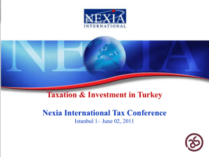 Taxes - Nexia Turkey