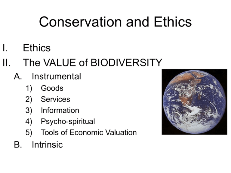 ethics & critical thinking in conservation