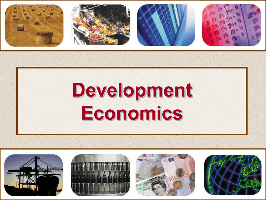 research program in development economics