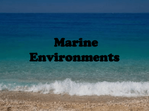 Marine Environments
