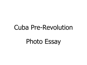 Cuba Pre-Revolution