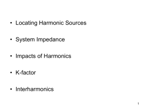 Fundamentals of Harmonics