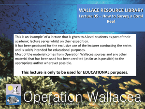 L05 How to Survey a Coral Reef ppt