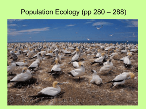 Populations in Ecology