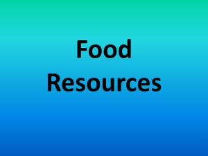 Food Resources ppt
