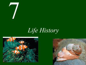 Life History - practical ecology
