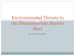Mesoamerican Reef-environment impacts