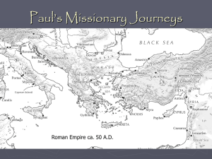 PPT – Apostle Paul`s CPM Plan And Leaders